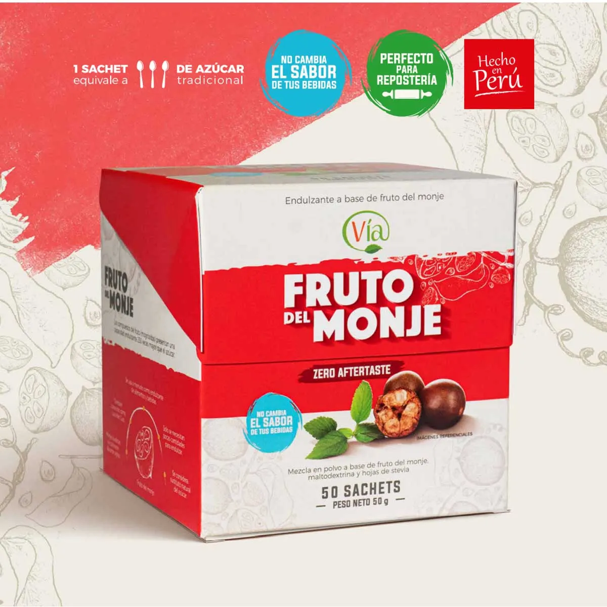 Fruto del Monje en sachets x 50u