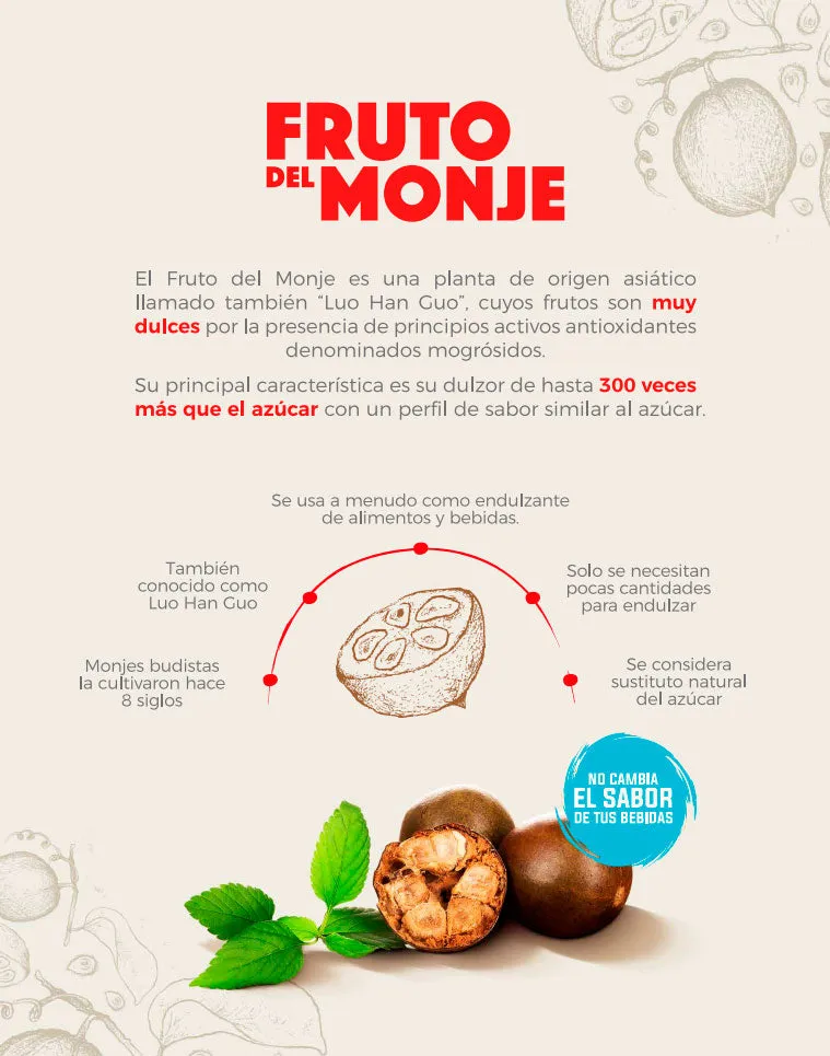 Fruto del Monje en sachets x 50u