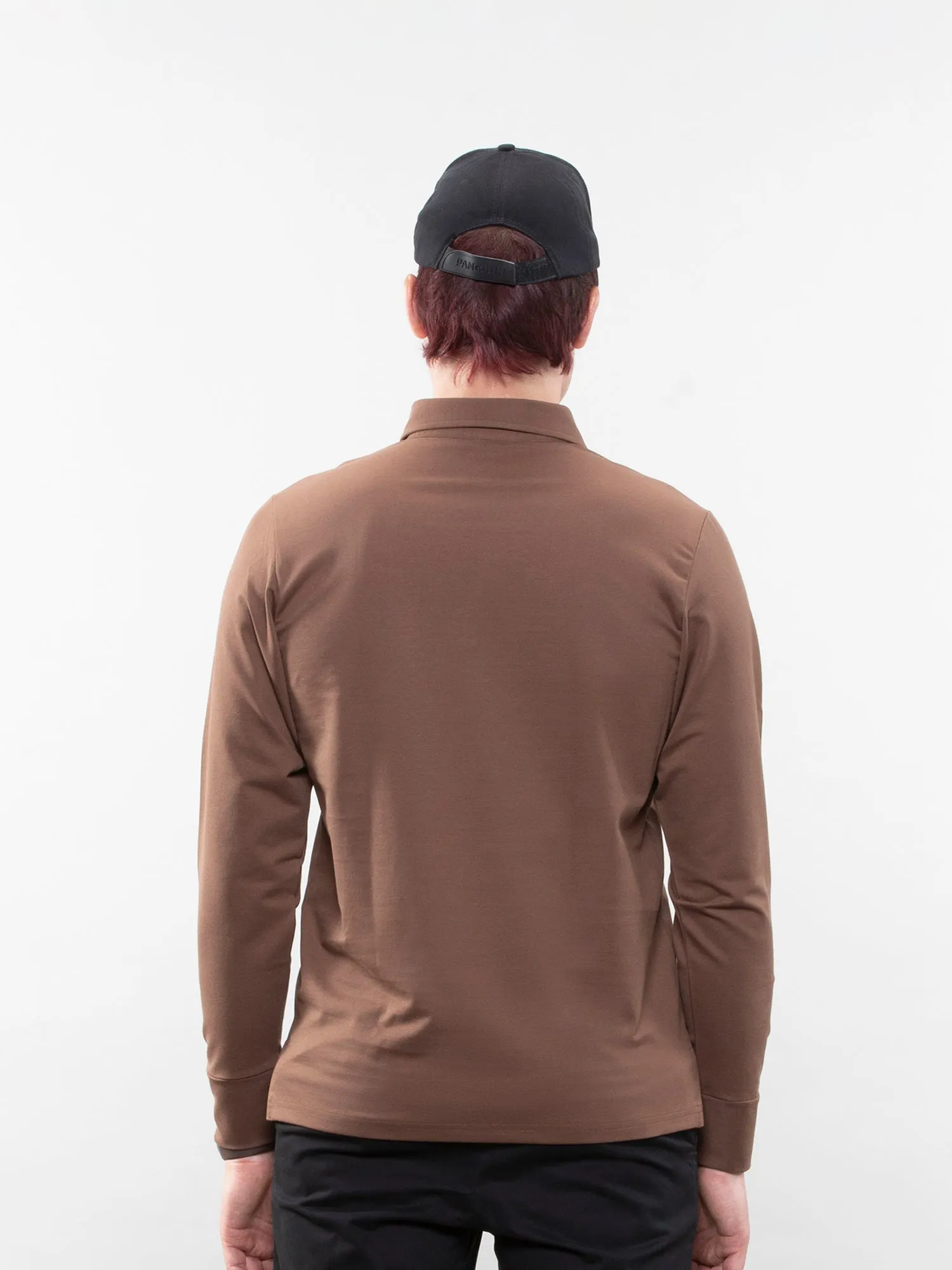 Full-sleeve performance polo