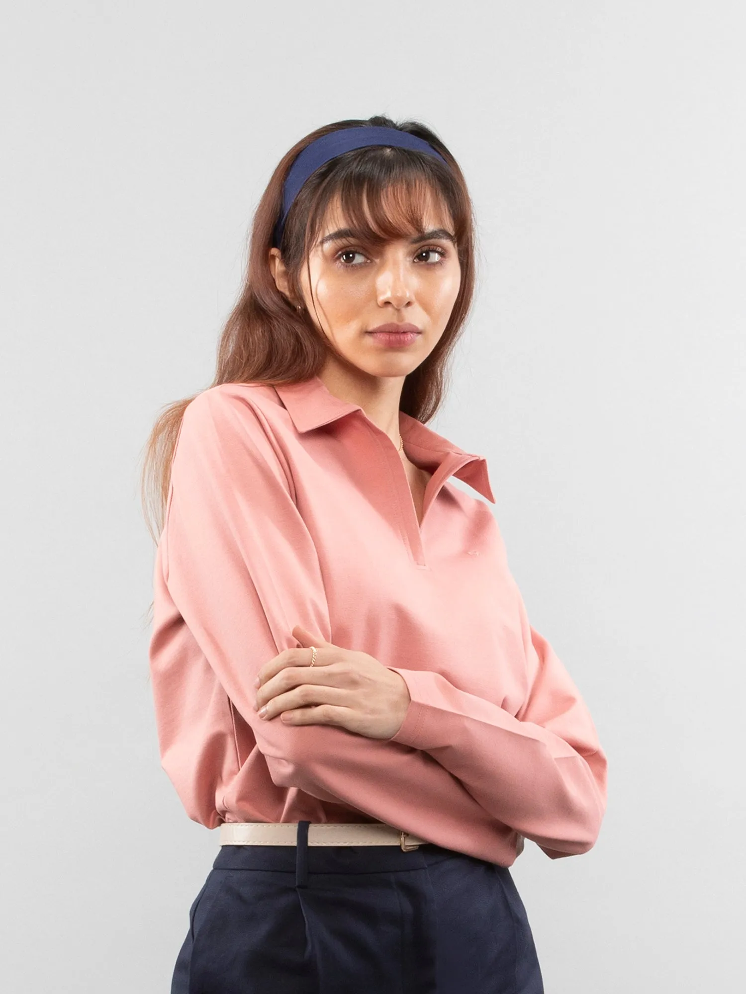 Full-sleeve performance polo