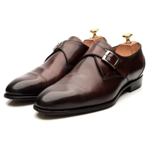 'Gareth' Brown Leather Monk Strap UK 9.5 E