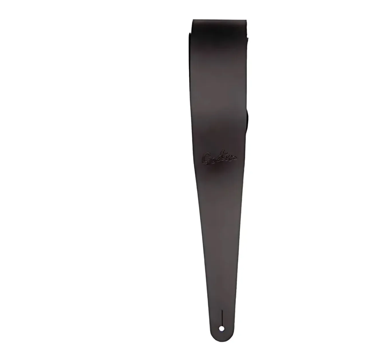 Godin 052752 Black Leather Guitar Strap with Godin Logo Embossed