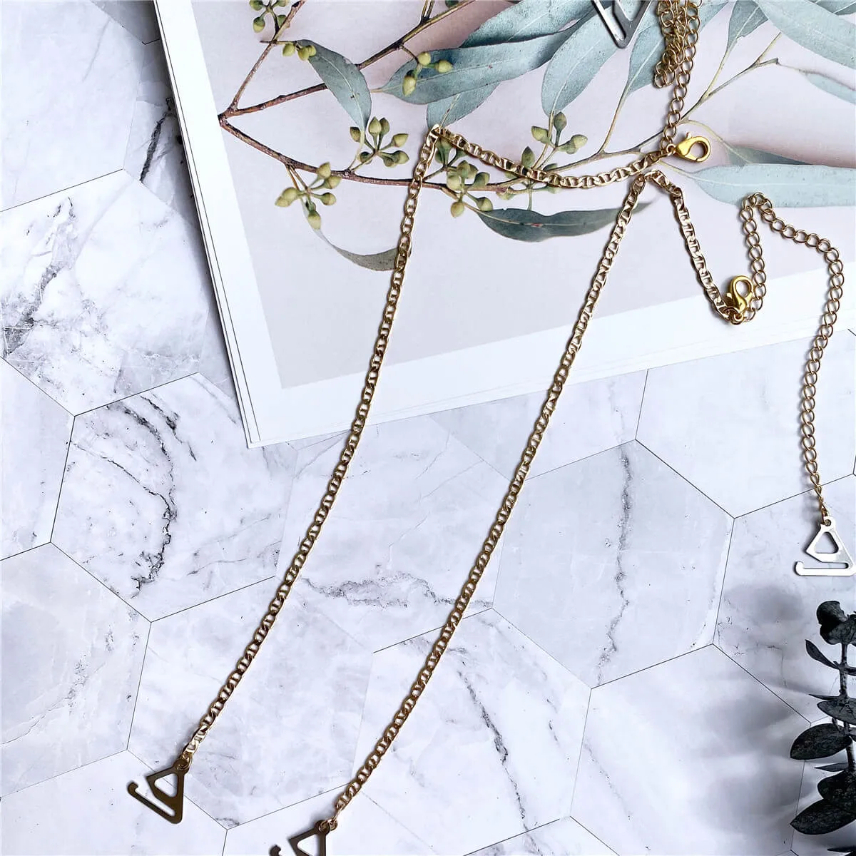 Gold Chain Bra Straps Replacement