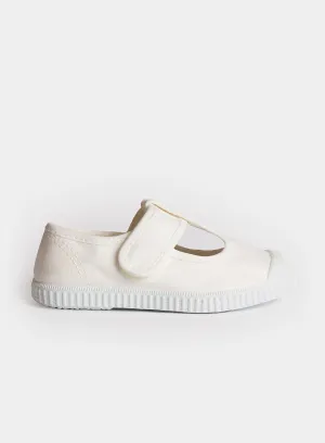 Hampton Canvas Champ Shoes in White