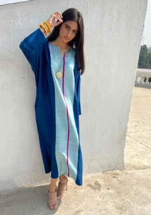 Hanshu   I    Monk Kaftan Blue