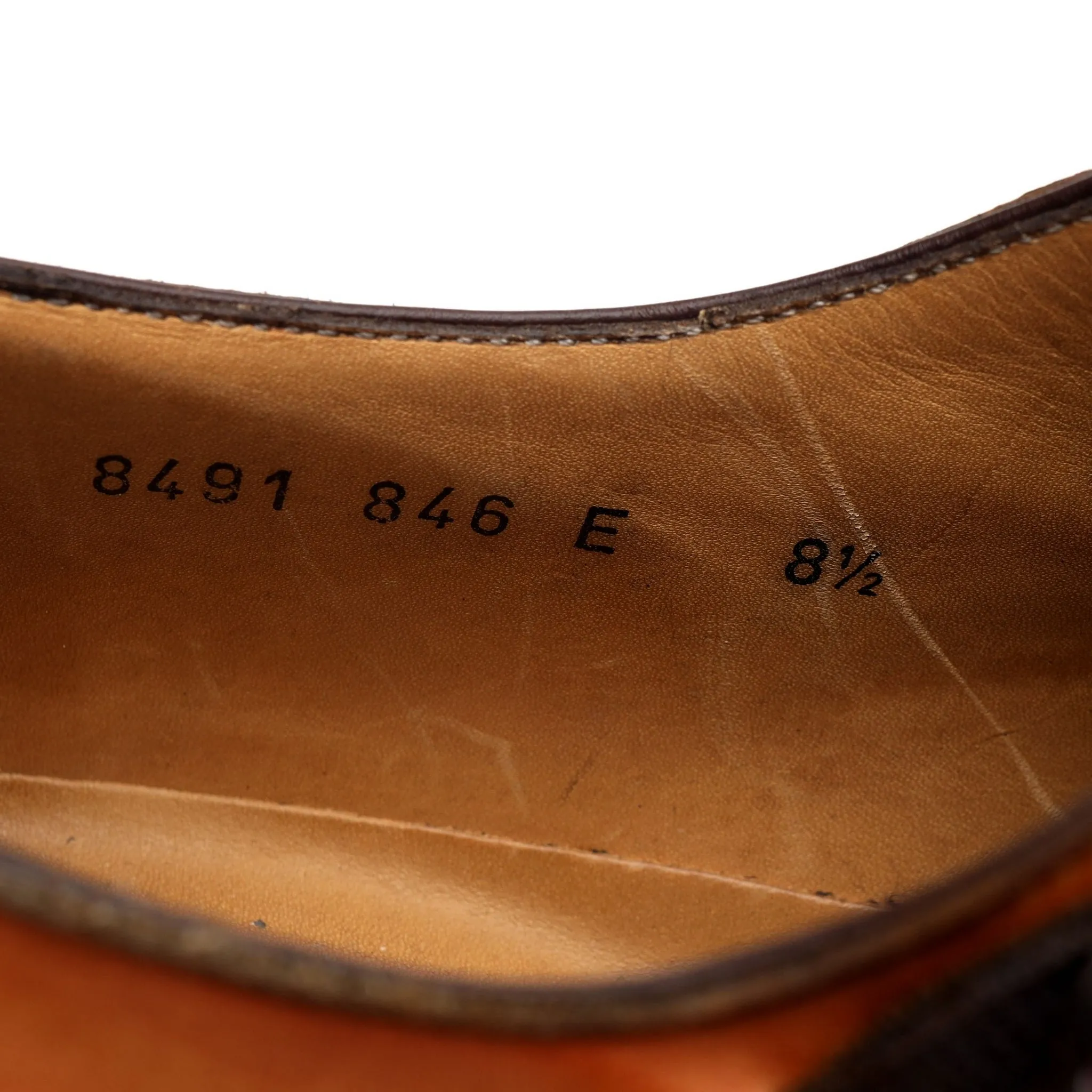 Herring '8491' Tan Brown Leather Double Monk Strap UK 8.5 E