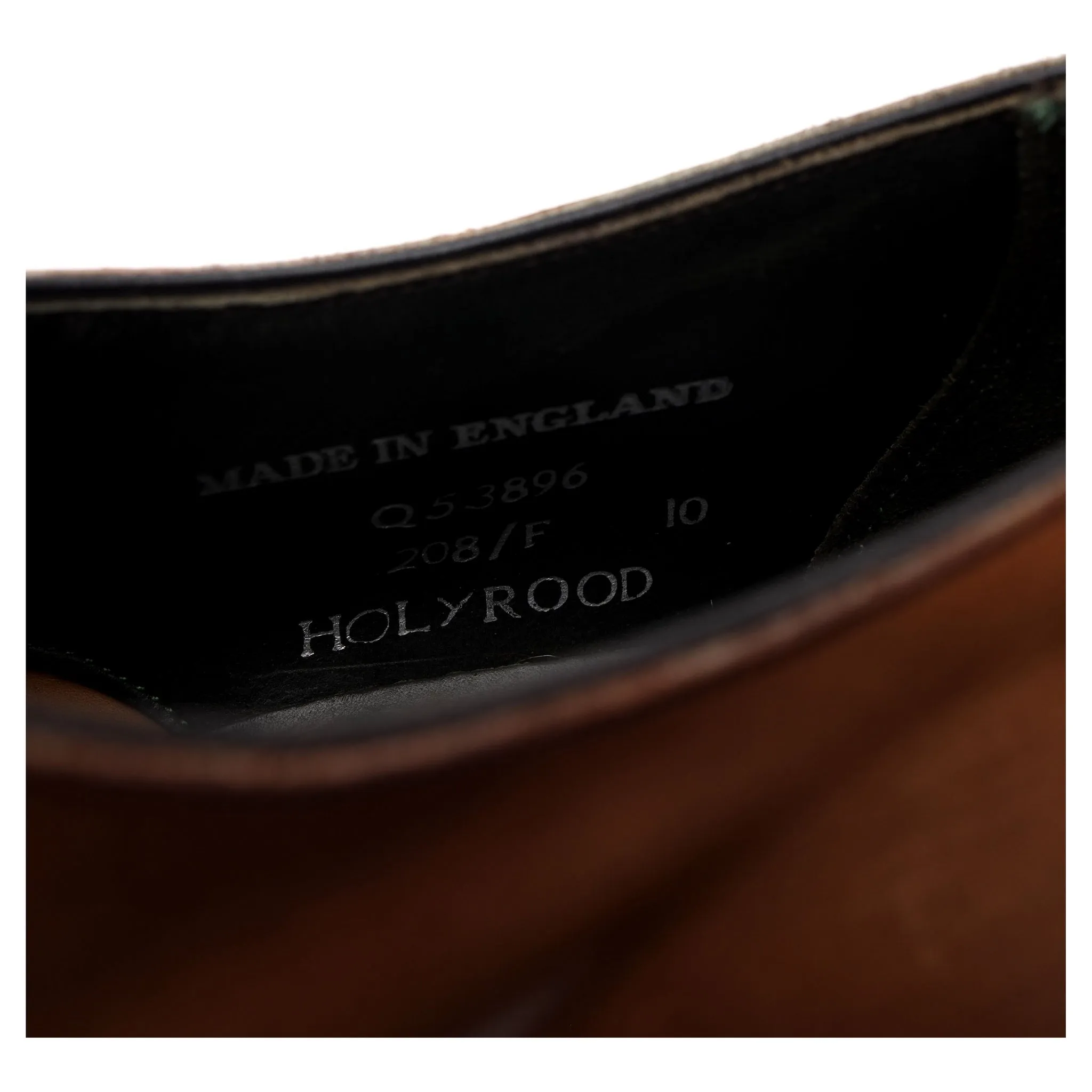 'Holyrood' Brown Leather Double Monk Strap UK 10 F