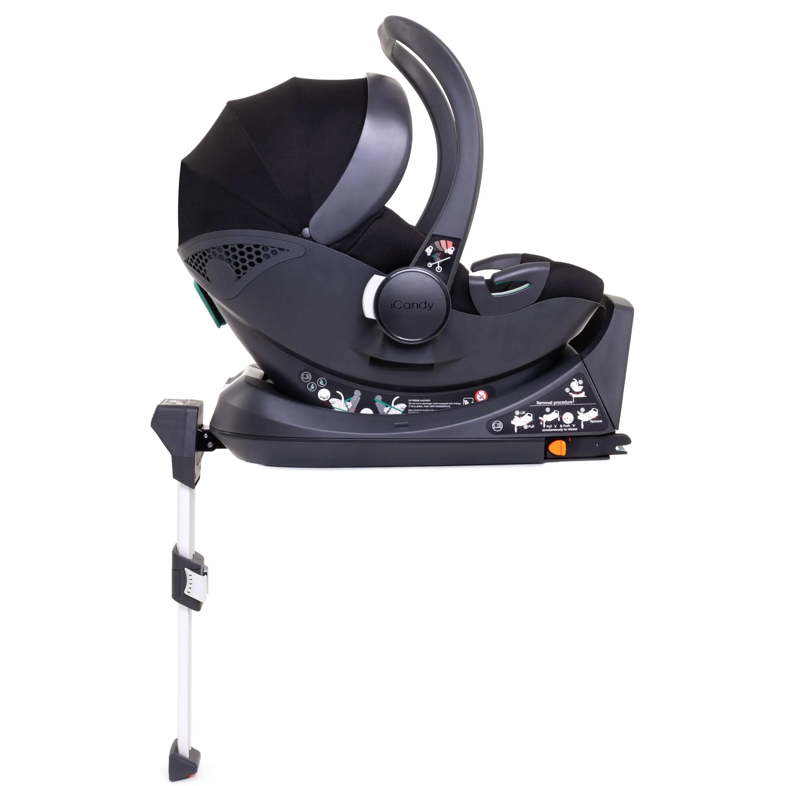 iCandy Peach 7 All Terrain Complete Twin Cocoon Bundle in Storm