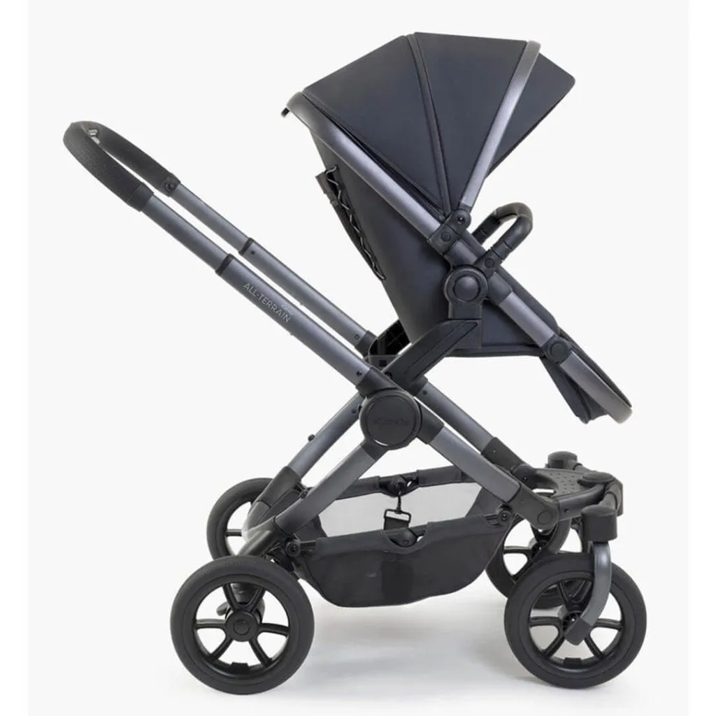 ICANDY Peach 7 All Terrain Storm on Nimbus Double Complete Bundle with Change Bag - Grey