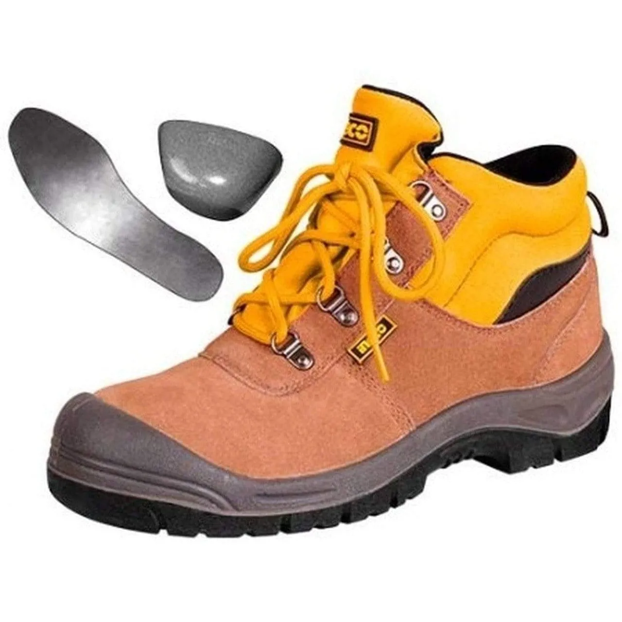 Ingco Safety Boots with Steel Toe Cap – SSH02SB