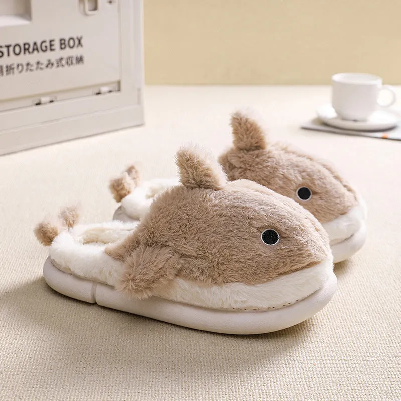 INSTOCK-indoor women's plush warm non-slip new home cotton