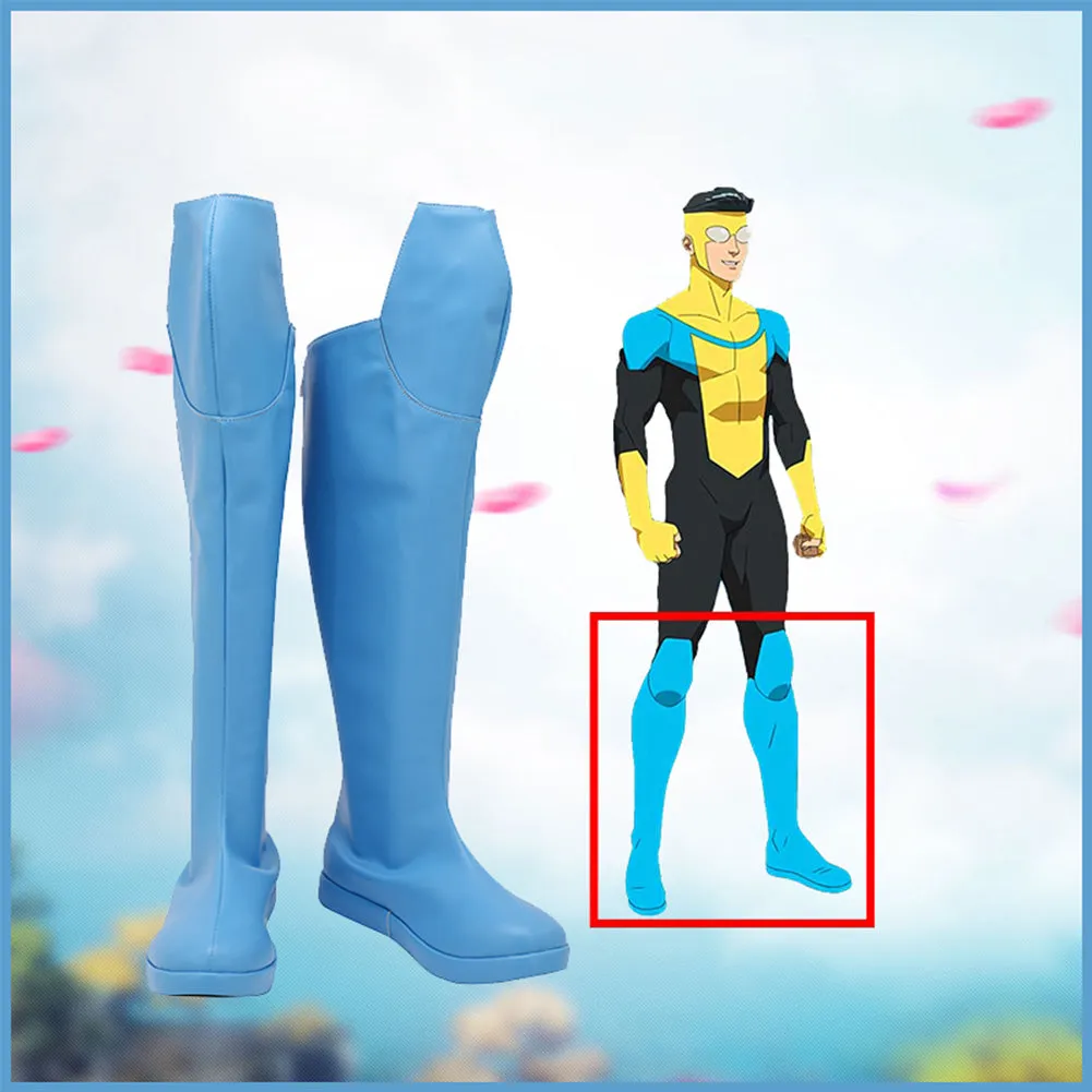 Invincible-Mark Grayson Cosplay Shoes Boots Halloween Costumes Accessory Custom Made