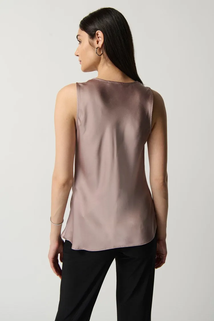 Joseph Ribkoff Cowl Neck Satin Top