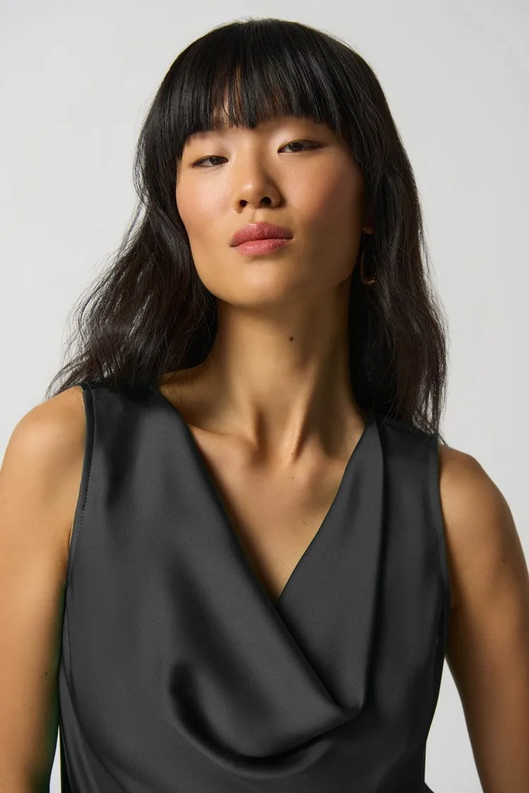 Joseph Ribkoff Cowl Neck Satin Top