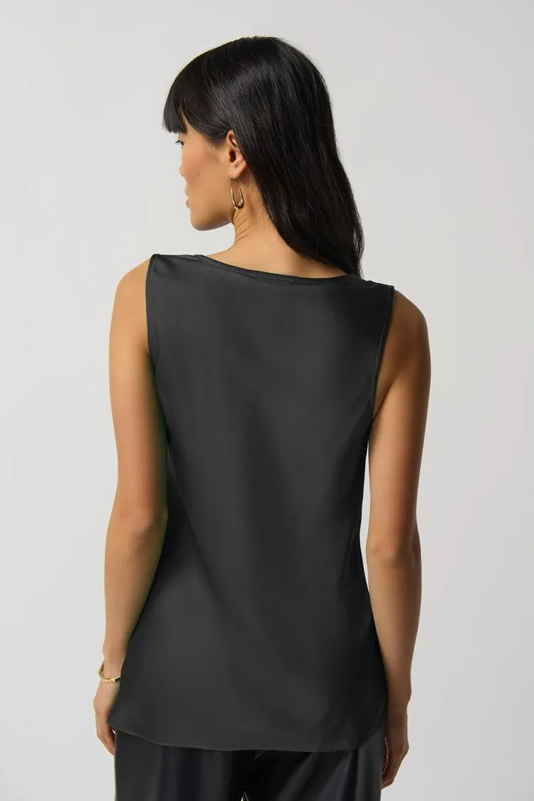 Joseph Ribkoff Cowl Neck Satin Top