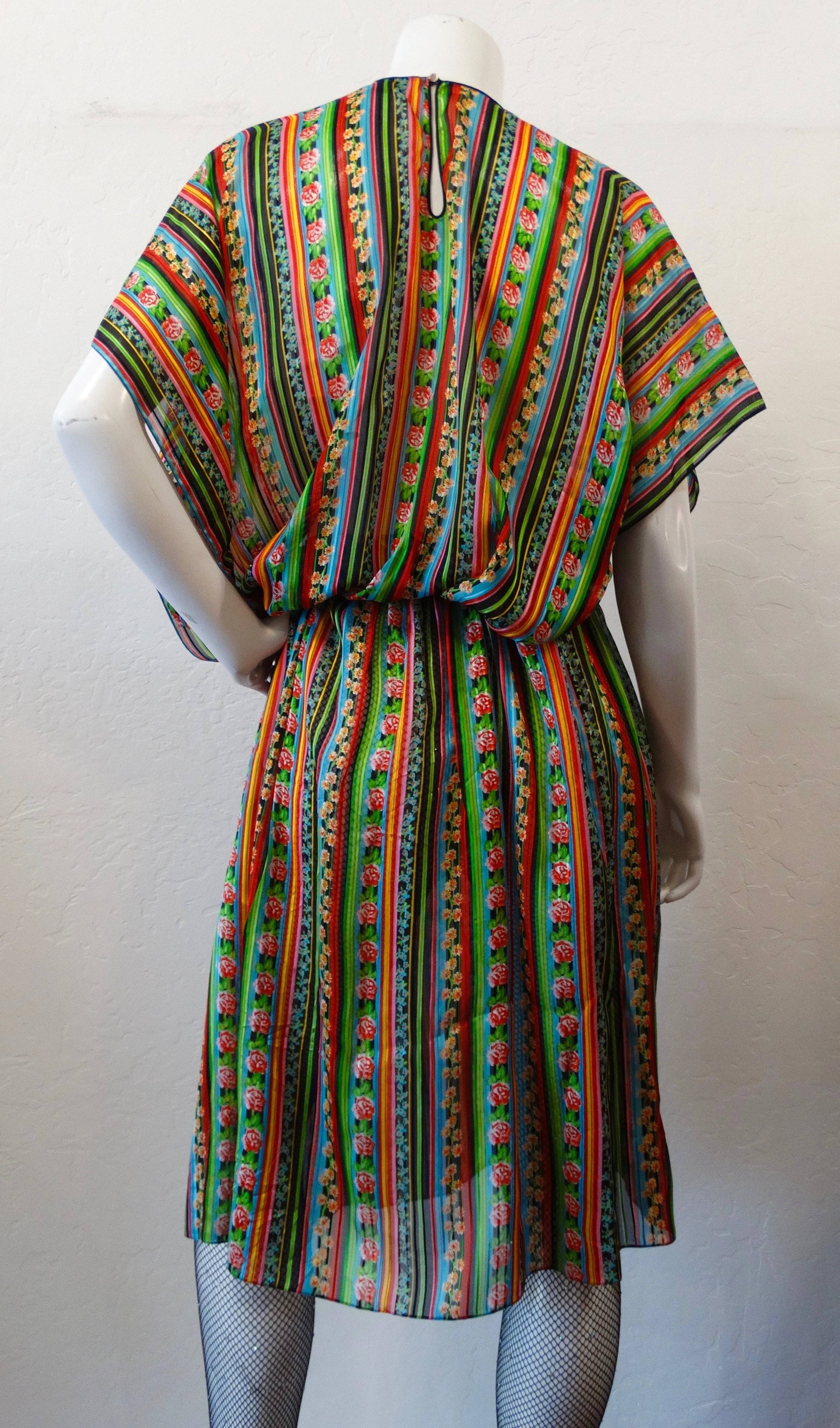 Julio Mixed Pattern Silk Dress