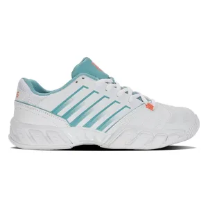 K-Swiss Bigshot Light 4 Women's Tennis Shoe (White/Teal)