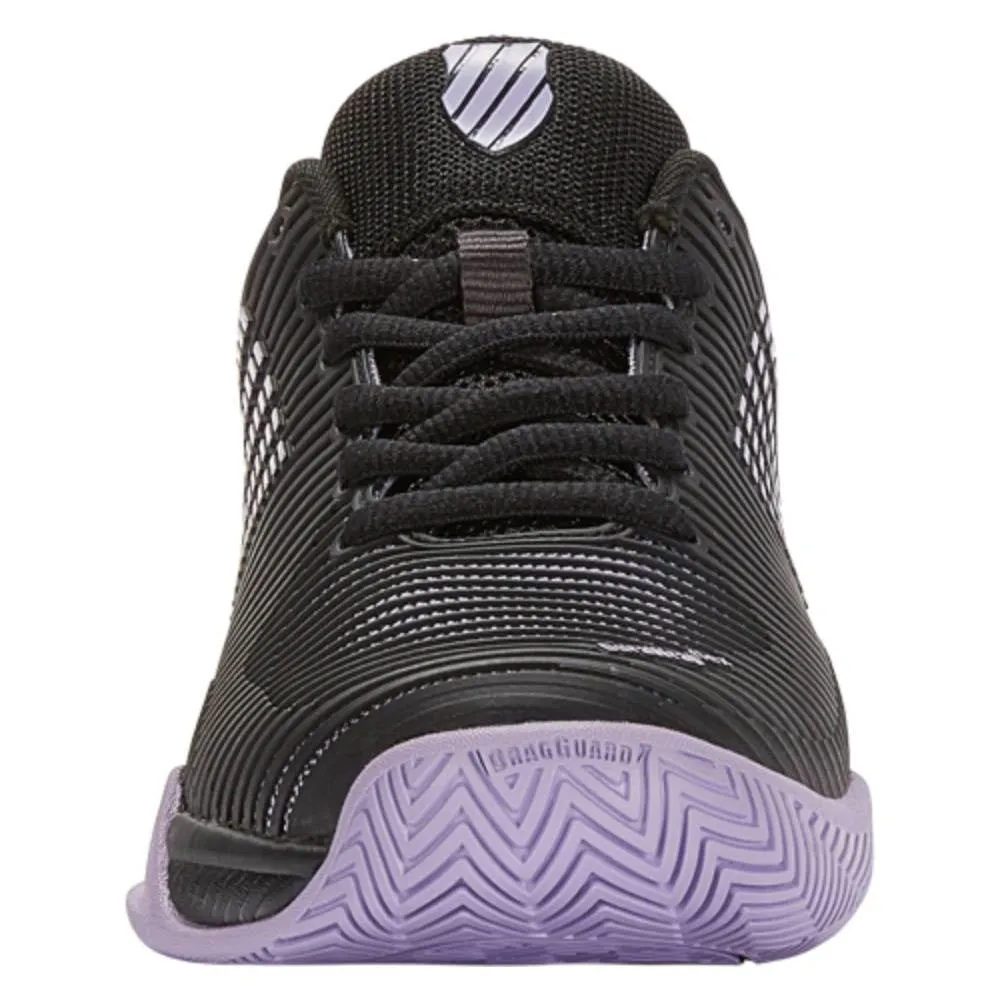 K-Swiss Hypercourt Express 2 Women's Tennis Shoe (Black/Purple)