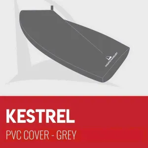 Kestrel Boat Cover - Boom Up - PVC Grey