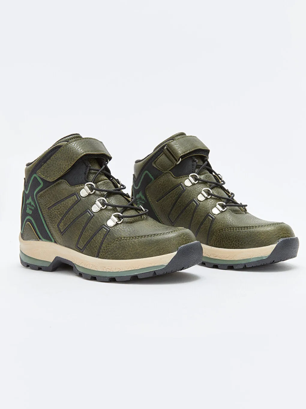 Lace-up Velcro Men's Trekking Boots