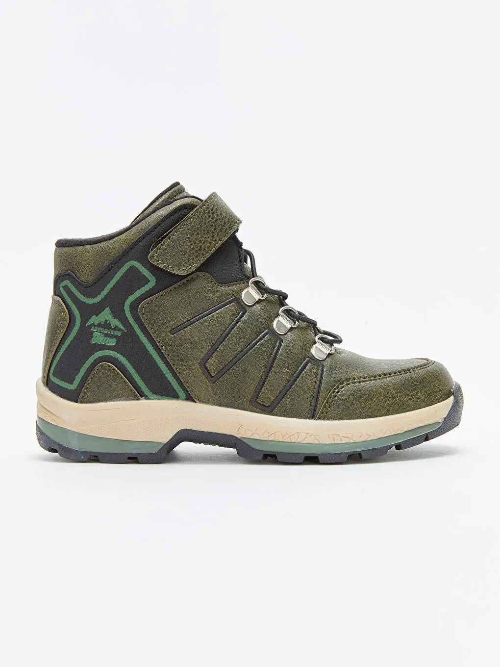 Lace-up Velcro Men's Trekking Boots