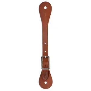 Ladies Brown Latigo Leather Single Ply Straight Spur Straps from Weaver Leather