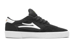 LAKAI SKATE SHOES: CAMBRIDGE. Black/White Suede. Sizes 6, 8,9,9.5,10,13