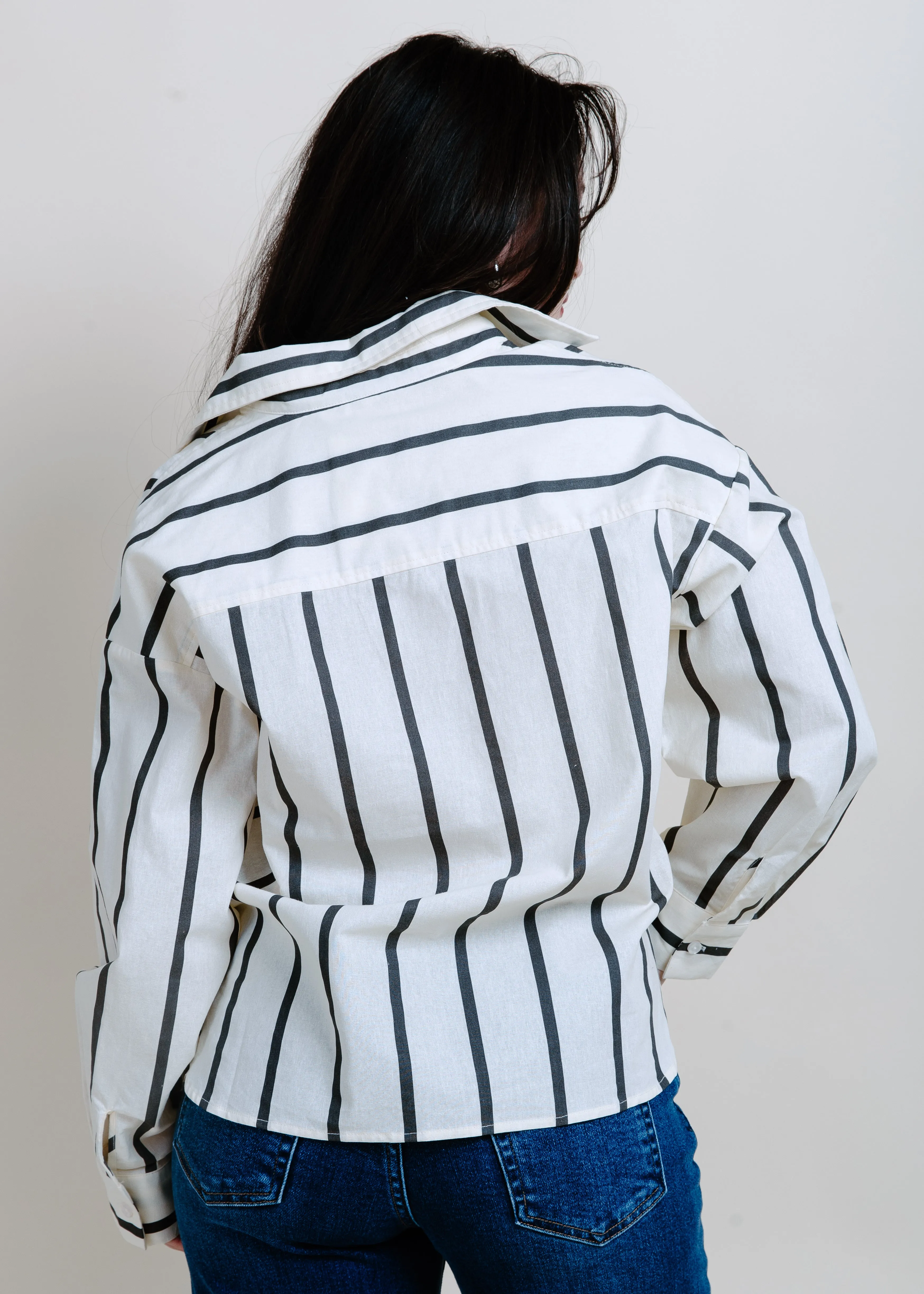 Lake Como Striped Button Down