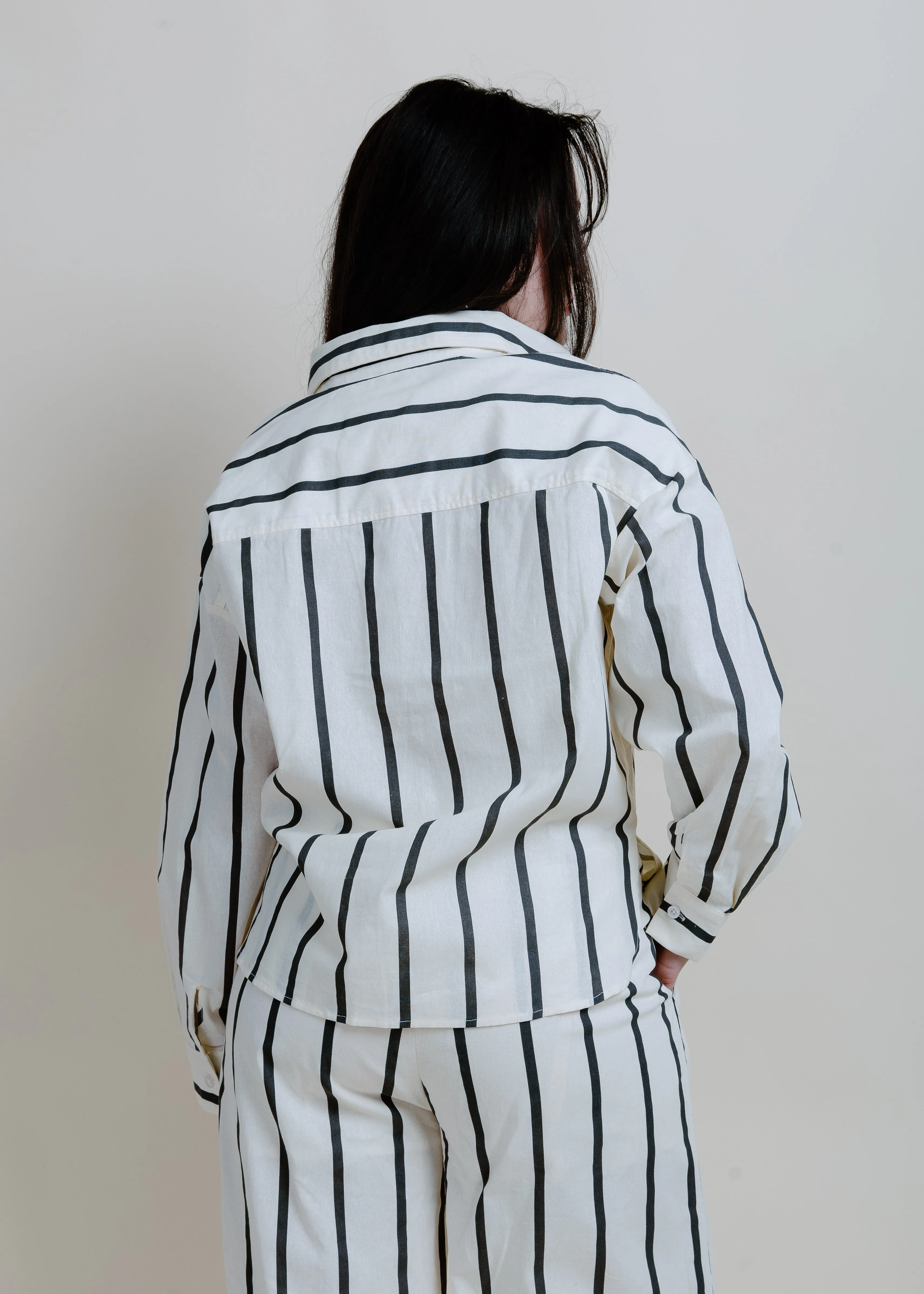 Lake Como Striped Button Down