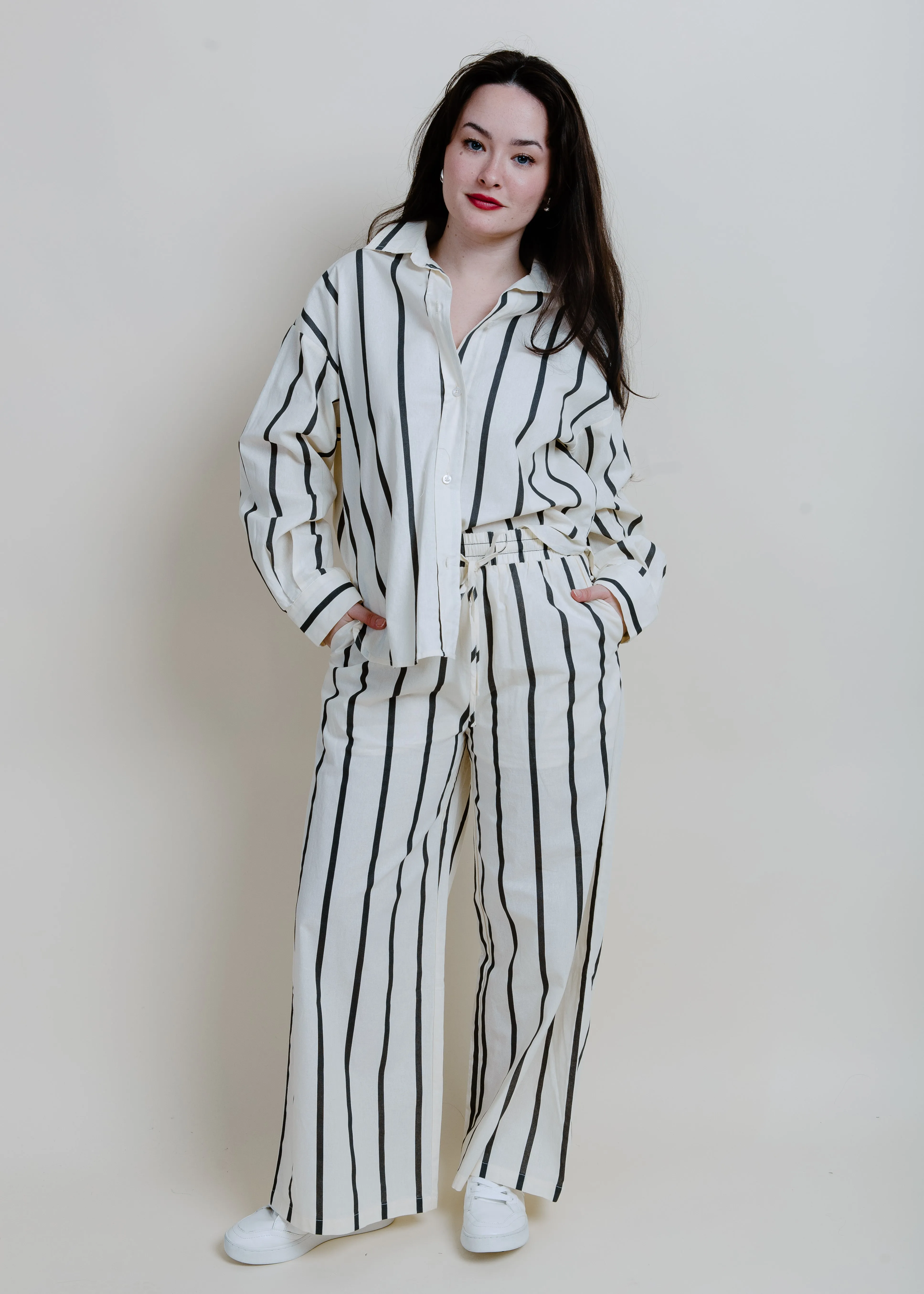Lake Como Striped Button Down