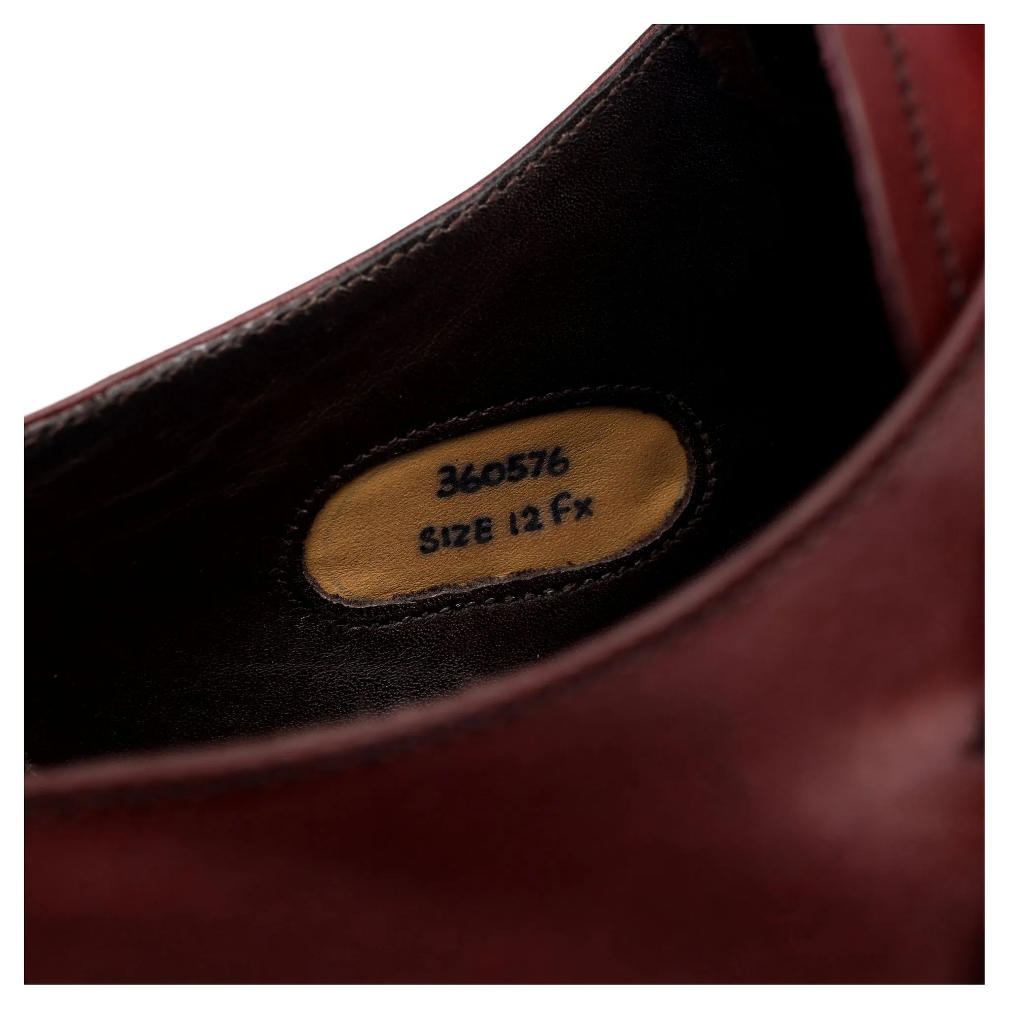 'Lancaster' Burgundy Leather Doble Monk Strap UK 12 FX