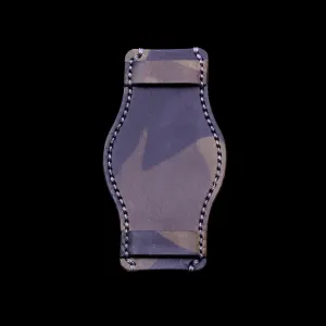 Leather Bund Pad, Style II Camo Grigio