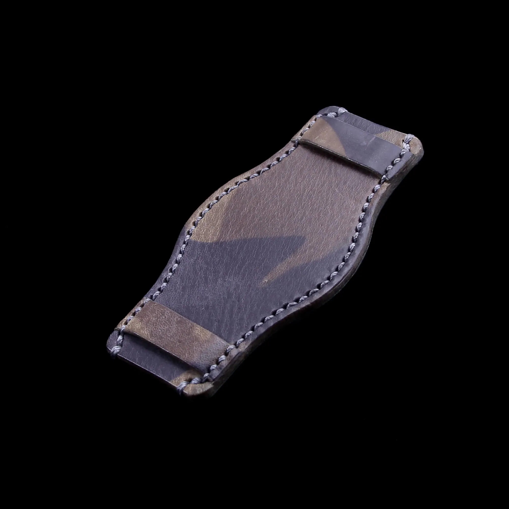 Leather Bund Pad, Style II Camo Grigio