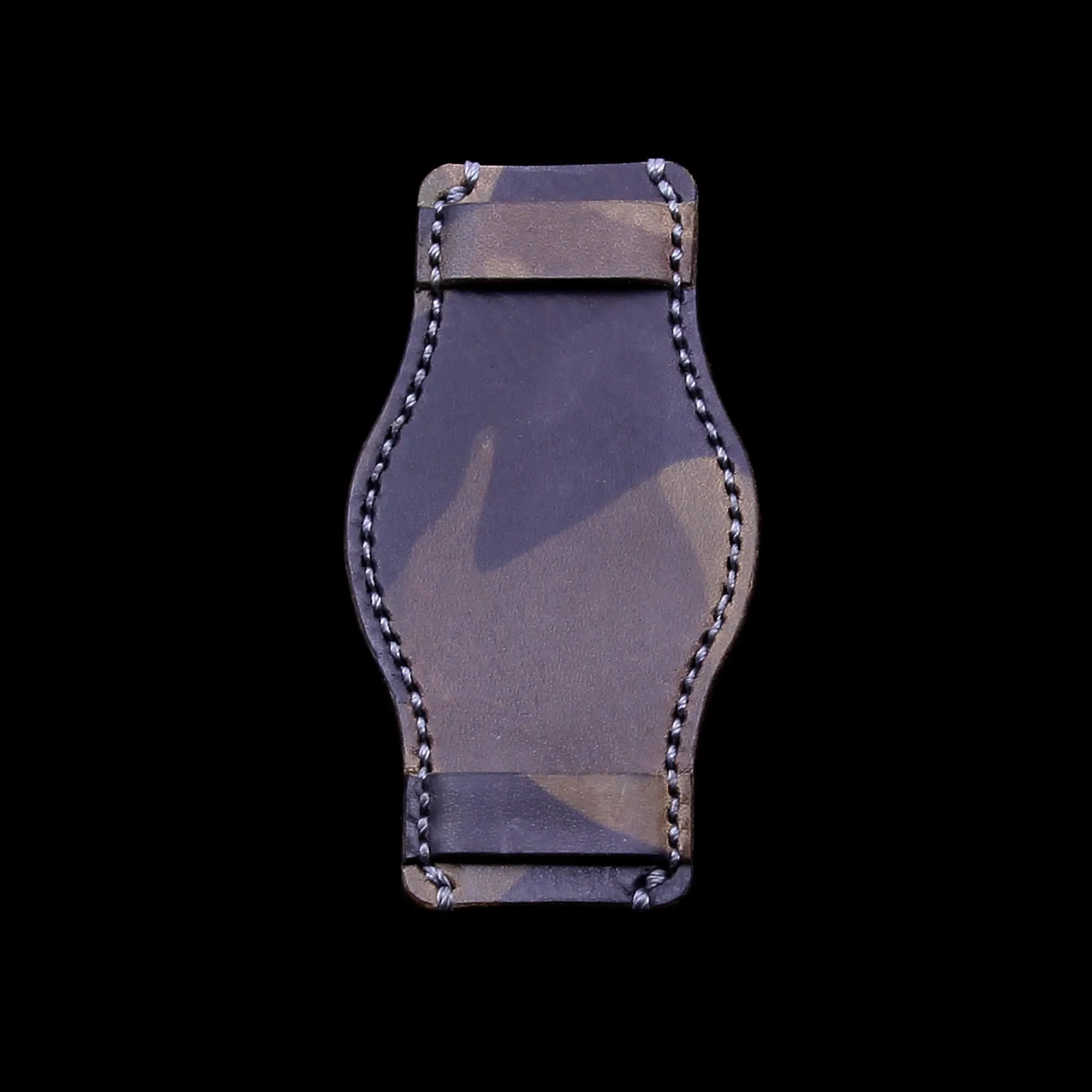 Leather Bund Pad, Style II Camo Grigio