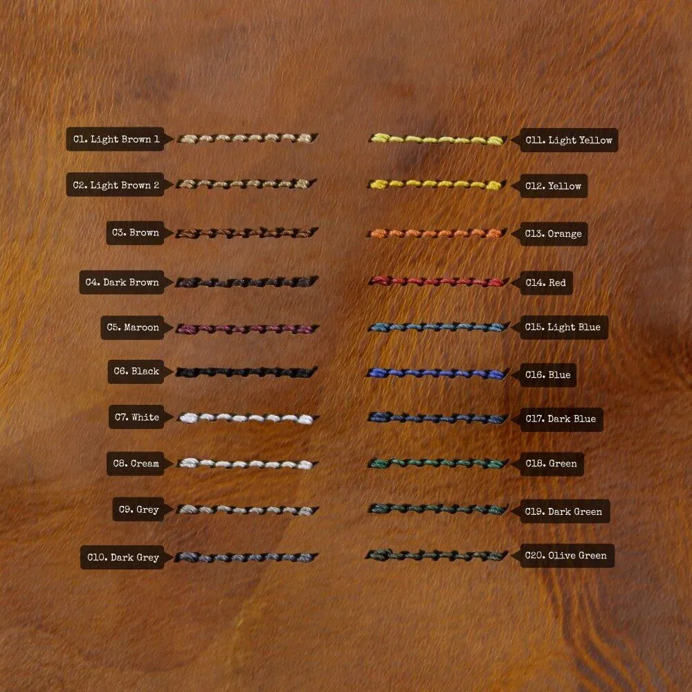 Leather Bund Pad, Style II Military 102