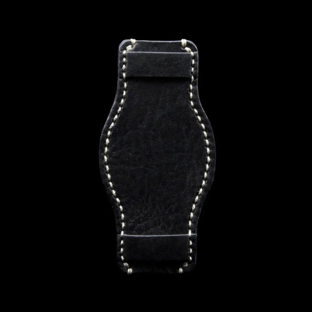 Leather Bund Pad, Style II Vintage NERO (Black)