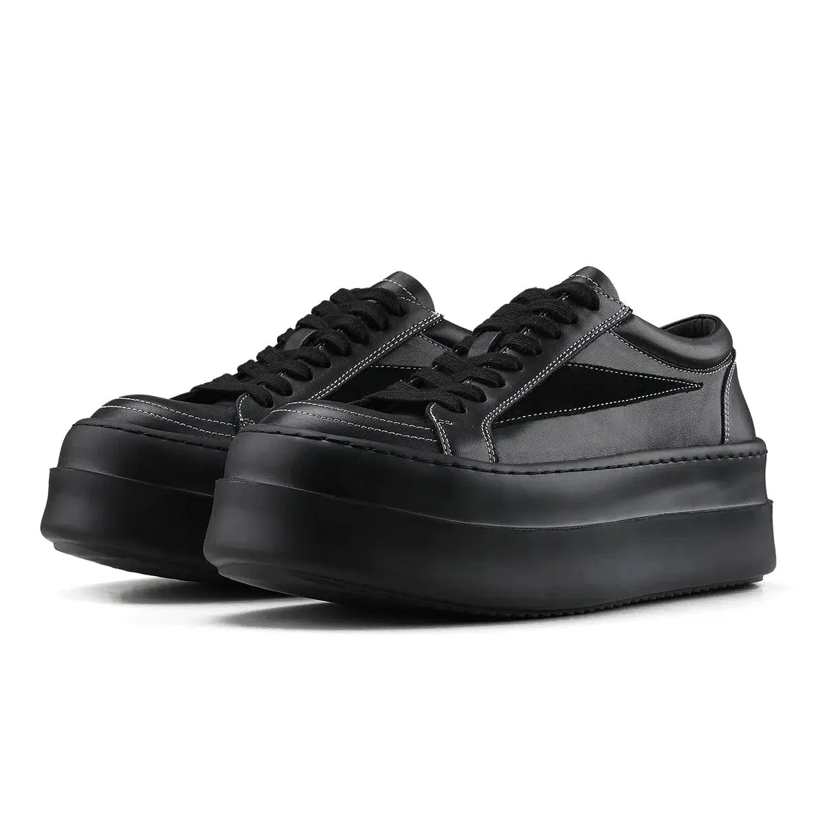 Leather Inverted Sneakers
