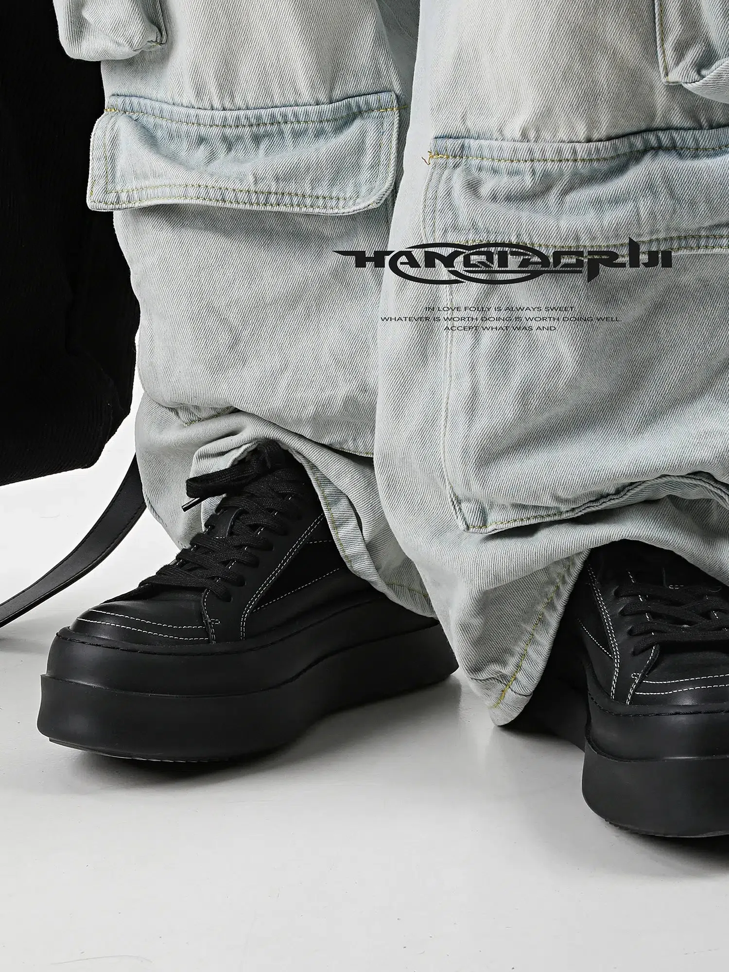 Leather Inverted Sneakers