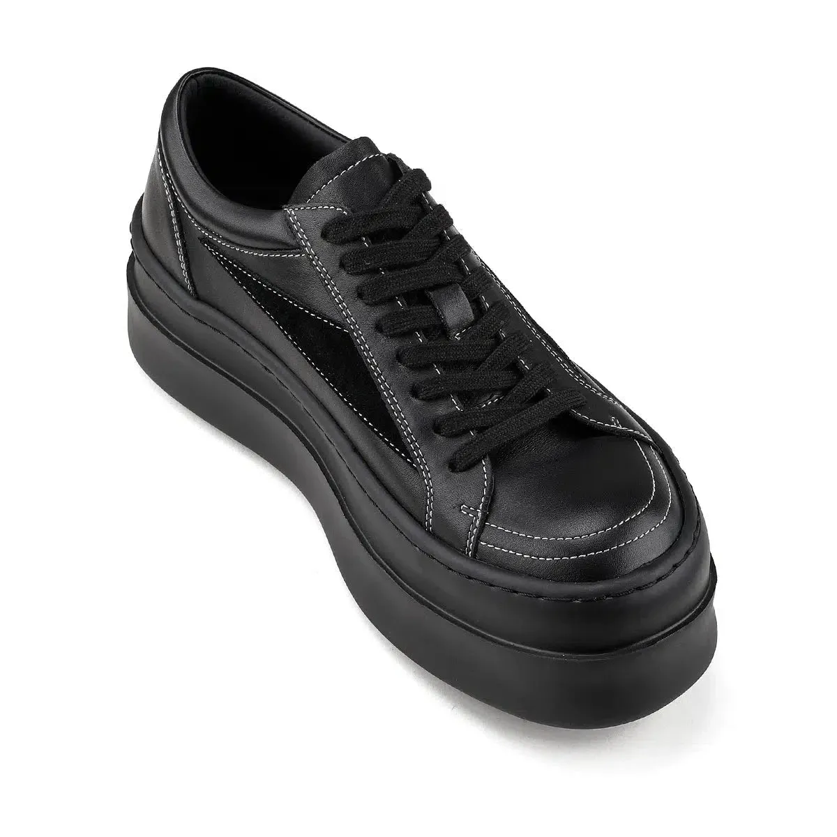 Leather Inverted Sneakers