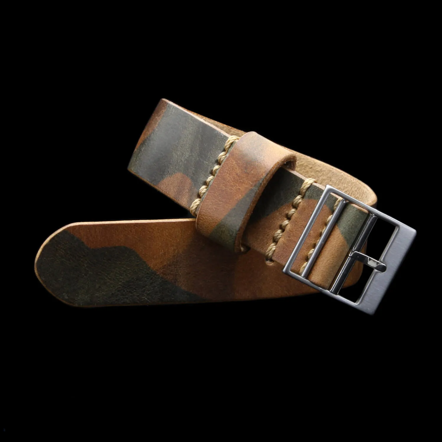 Leather Watch Strap, Classic RAF II Military 101