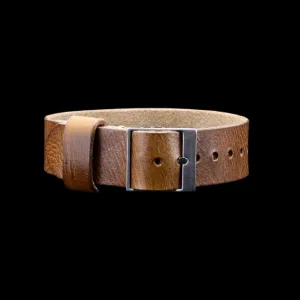 Leather Watch Strap, Classic RAF II Military 102