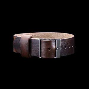 Leather Watch Strap, Classic RAF II Military 103