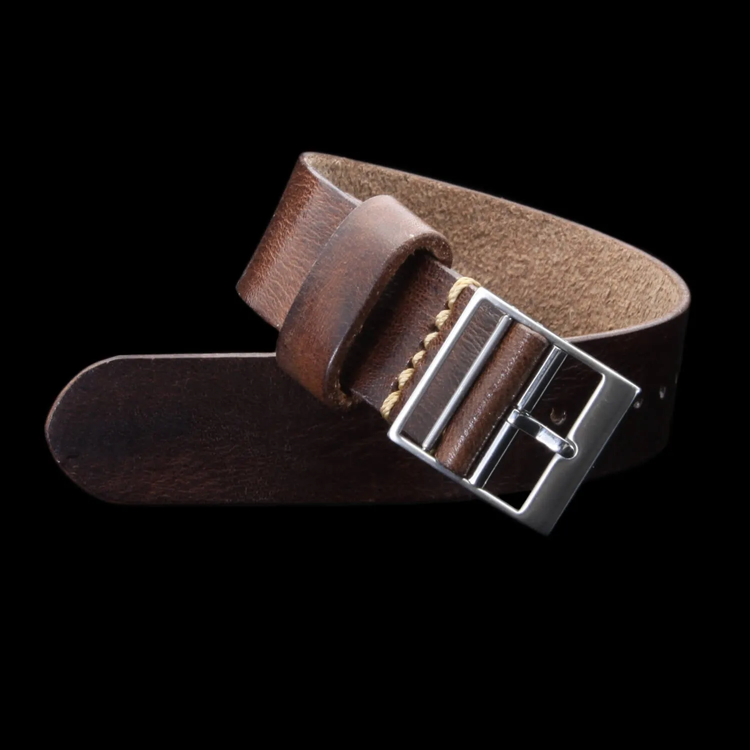 Leather Watch Strap, Classic RAF II Military 103