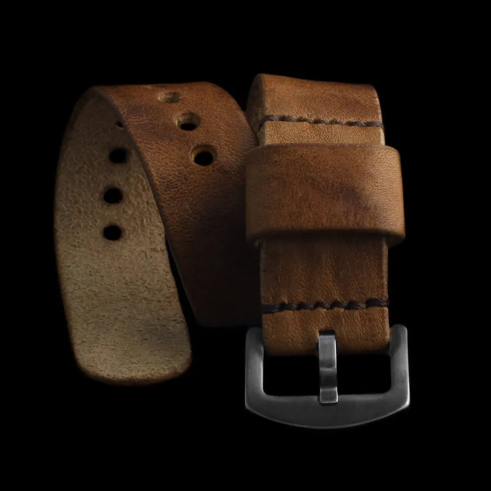 Leather Watch Strap, Classic RAF Vintage 401