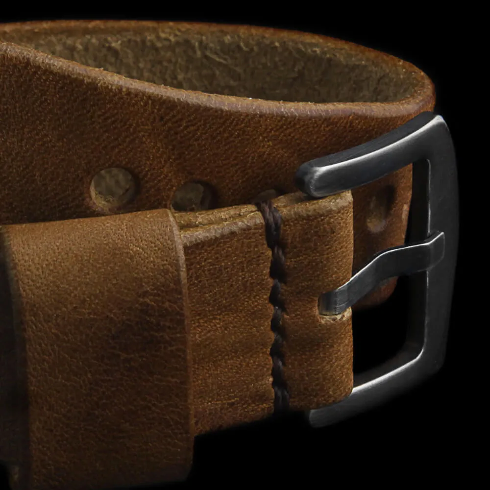Leather Watch Strap, Classic RAF Vintage 401