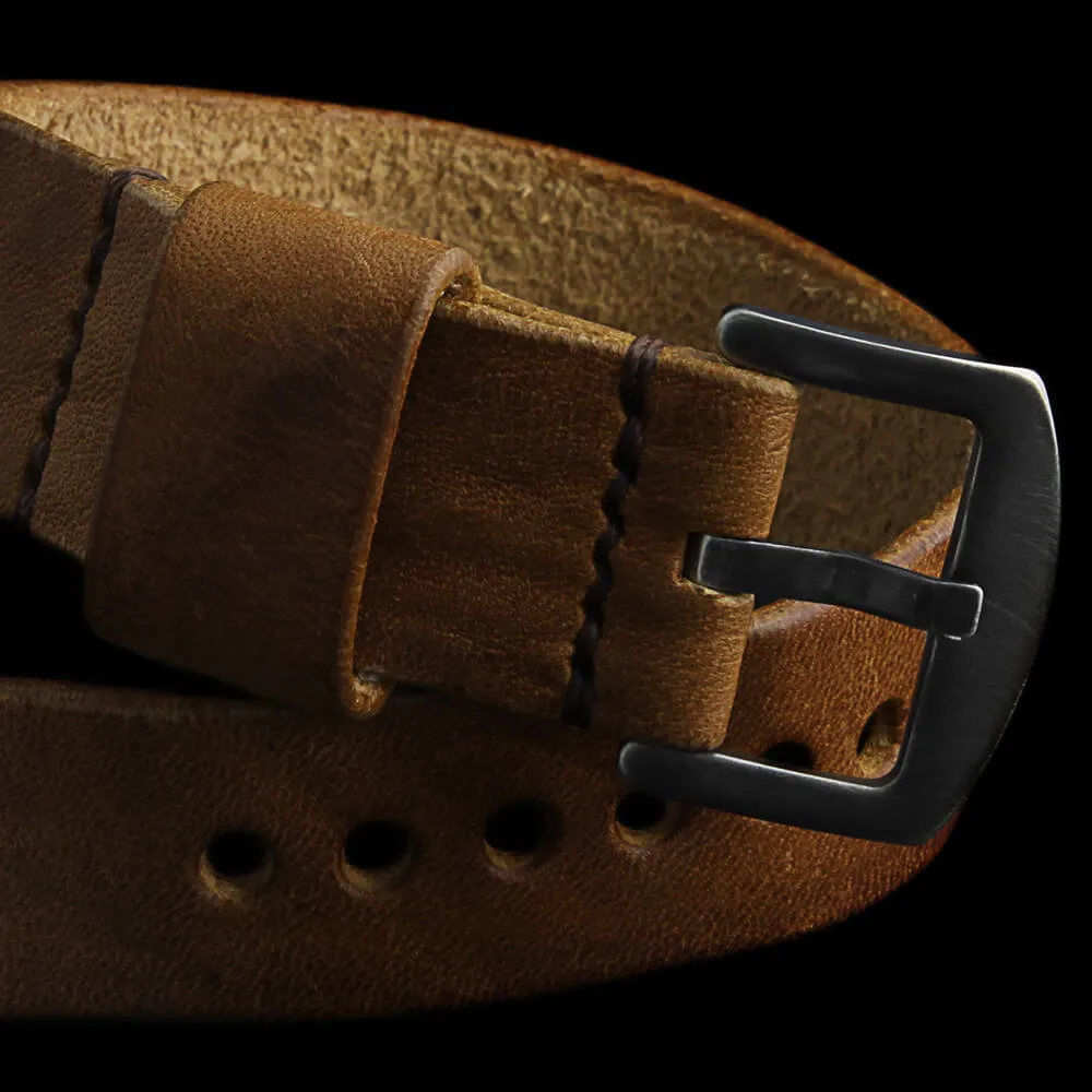 Leather Watch Strap, Classic RAF Vintage 401
