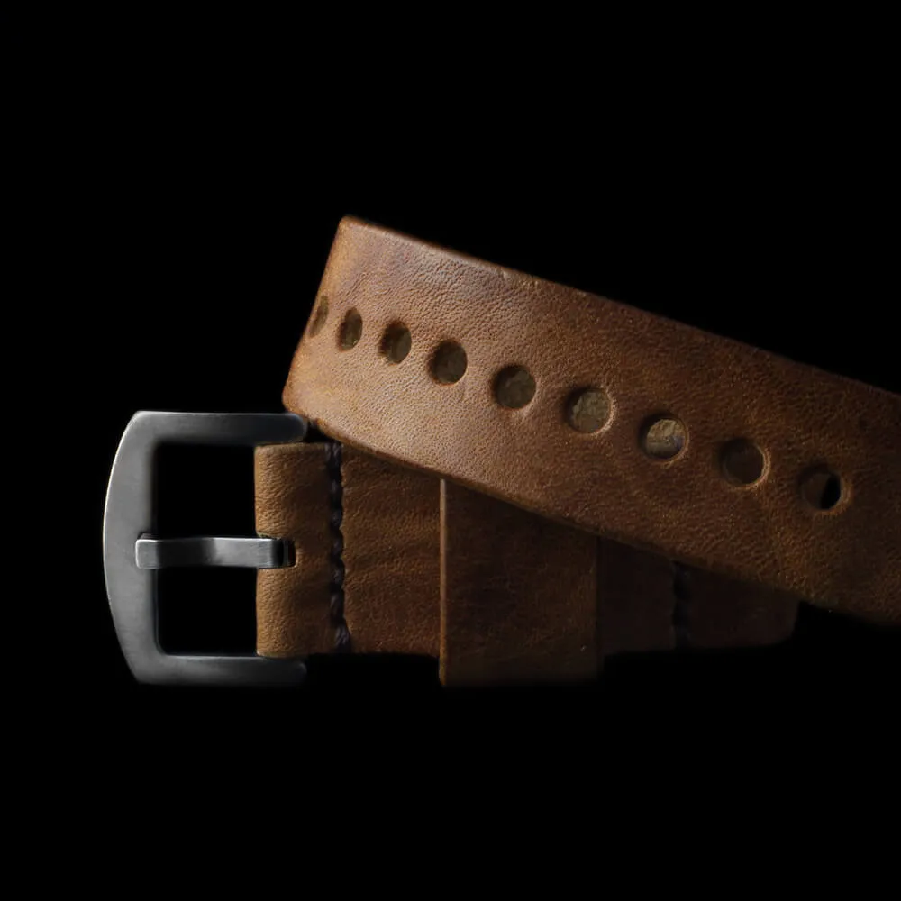 Leather Watch Strap, Classic RAF Vintage 401