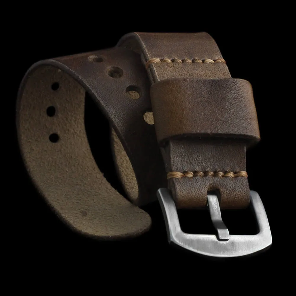 Leather Watch Strap, Classic RAF Vintage 402