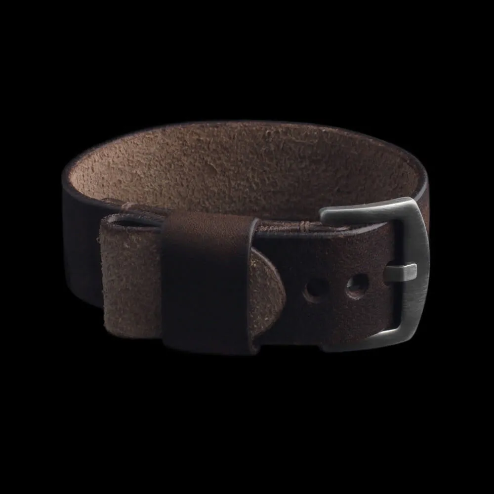 Leather Watch Strap, Classic RAF Vintage 405