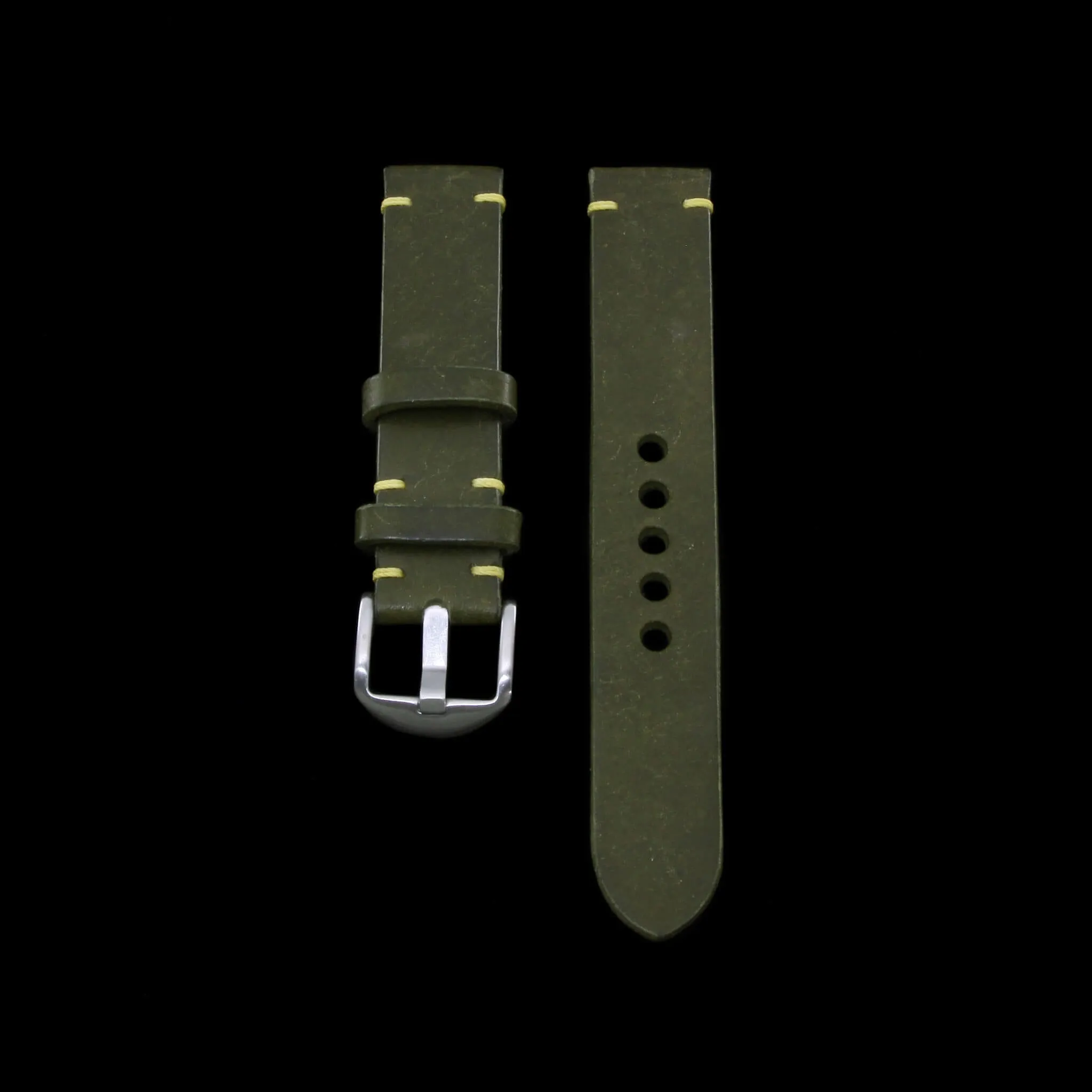 Leather Watch Strap, Pueblo Oliva | For Apple Watch